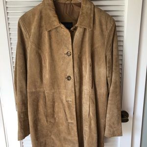 Suede coat